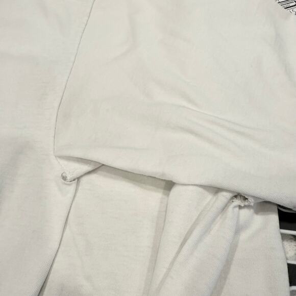 VTG Hard Rock Cafe London T-Shirt 90s Destroyed Deconstructed Thrash Tee White L - Picture 6 of 8